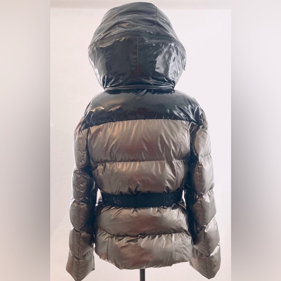 Rudsak black and gold winter coat size large - worn once - Picture 2 of 3